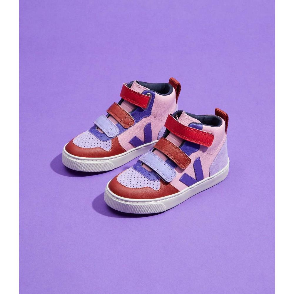 Veja V-10 MID CHROMEFREE Kids' High Tops Multicolor | CA 705PJJ